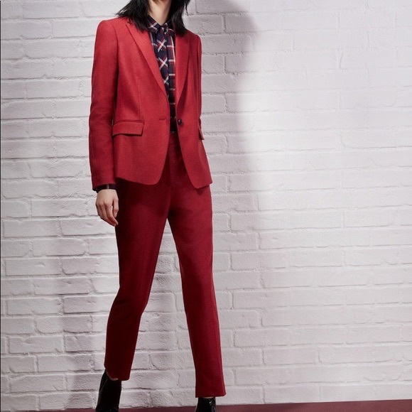 Rag & Bone Poppy Pant Red Sz 4 - Picture 10 of 10